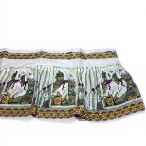 Vintage Goose Kitchen Curtain Valance Farmhouse Ducks Garden Cottage Country